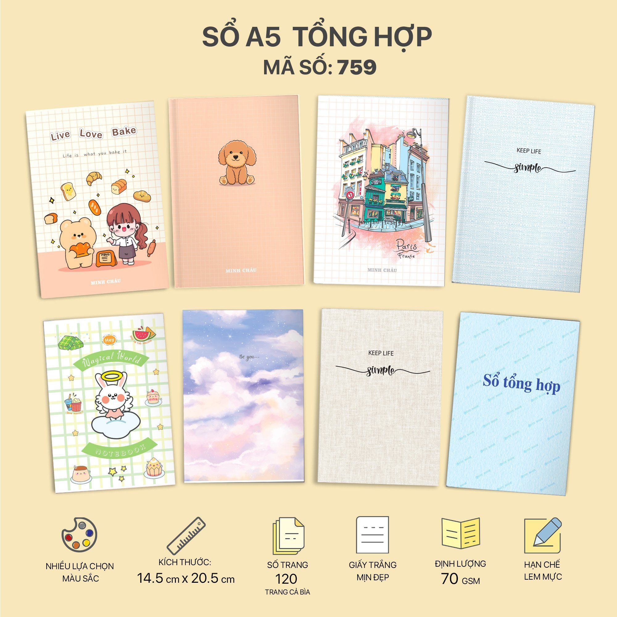 Sổ tổng hợp A5