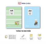 Notebook A4 dòng kẻ ngang (Mã 581 - 580 - 558 - 582)