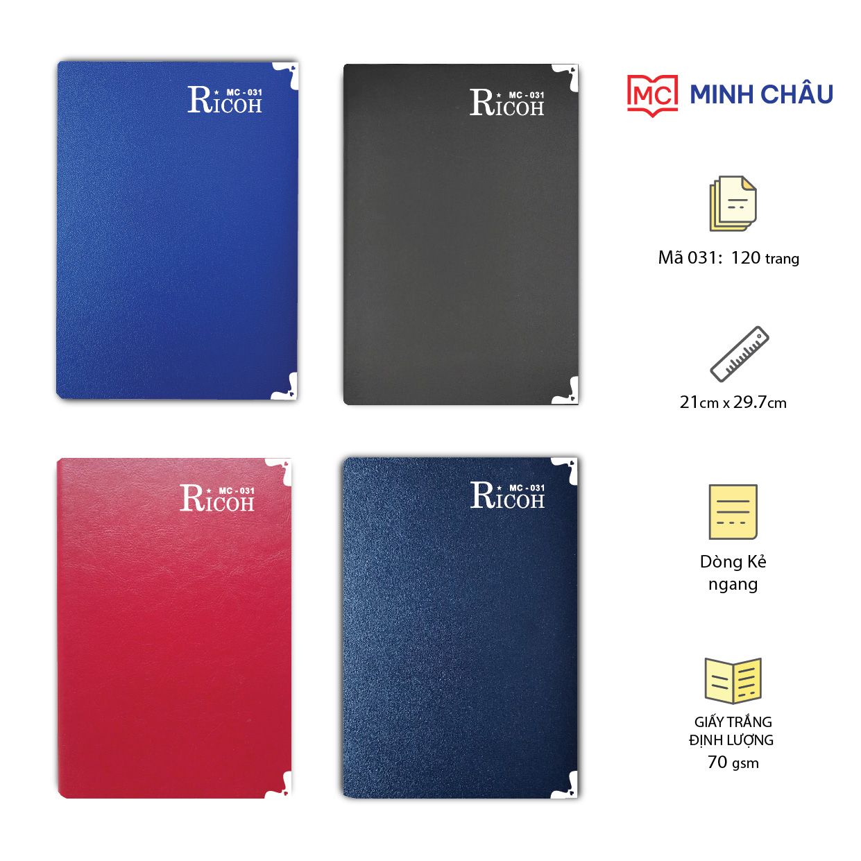 Sổ da CK A4 (Mã 031)