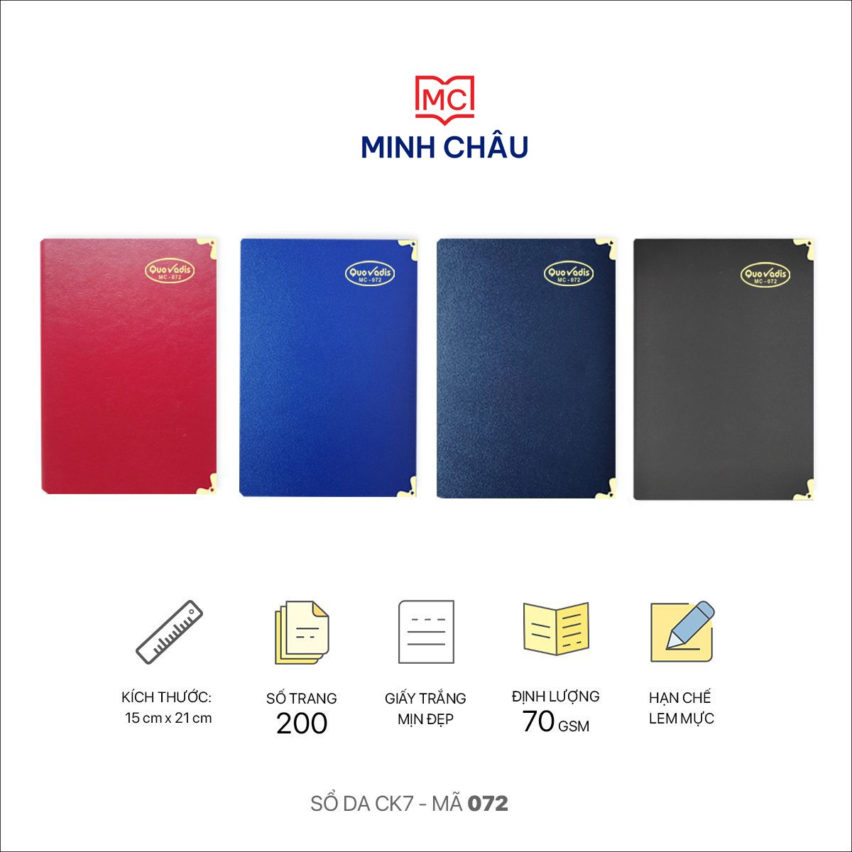 Sổ da CK7 (Mã 072)