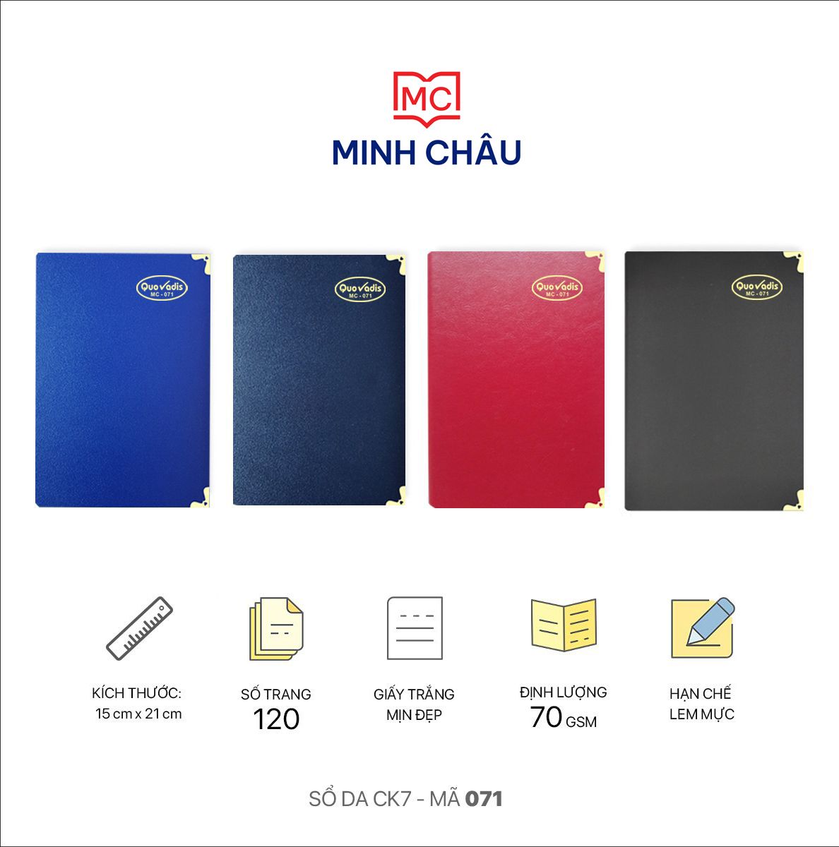 Sổ da CK7 (Mã 071)