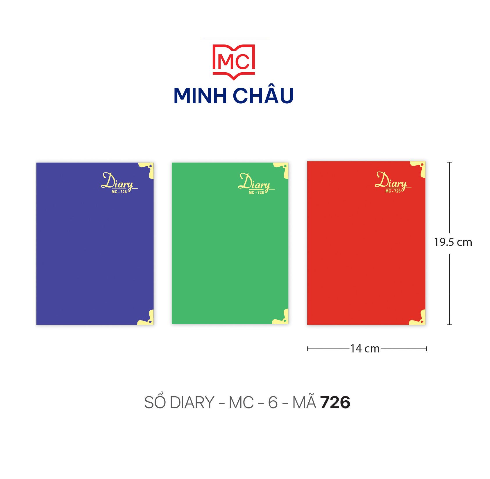 Sổ Diary - MC - 6 (Mã 726)