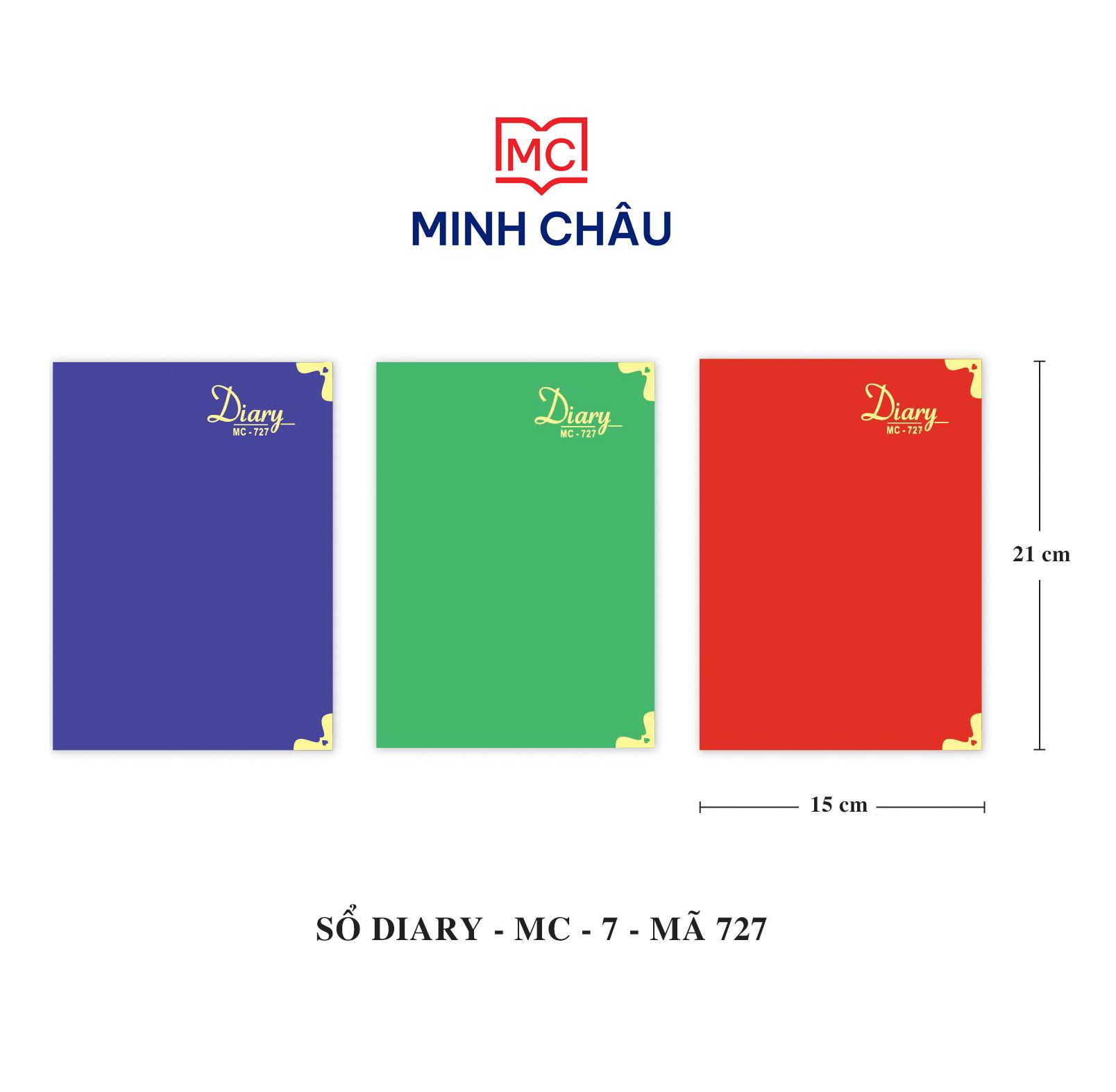 Sổ Diary - MC - 7 ( Mã 727 )