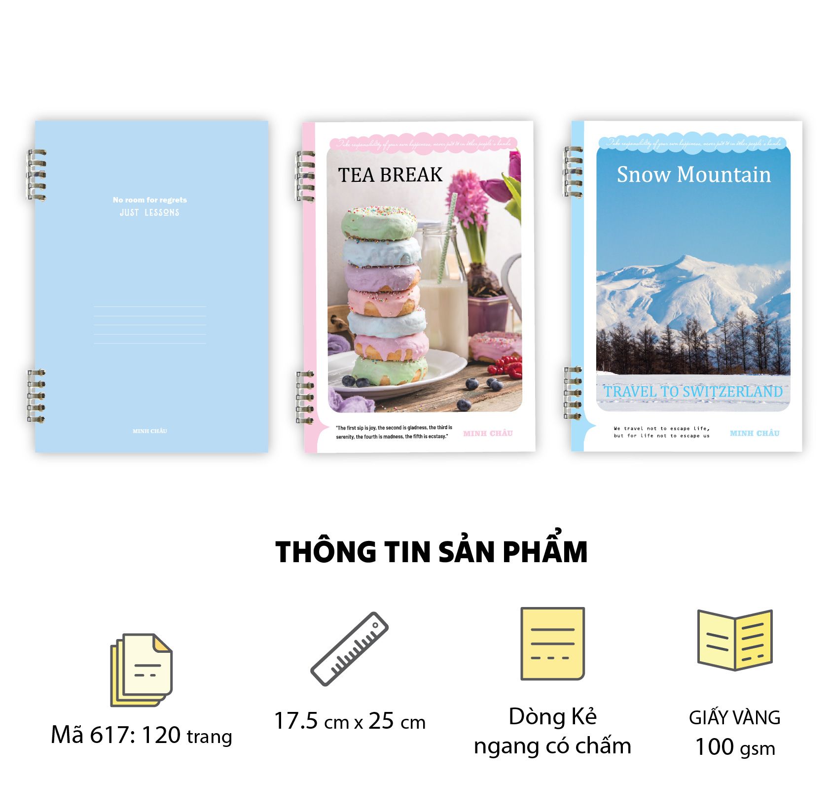 Sổ gáy còng B5 (Mã số: 617)