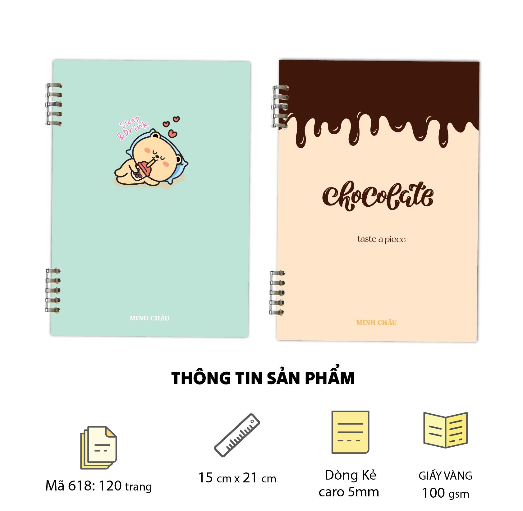 Sổ gáy còng A5 (Mã số: 618)