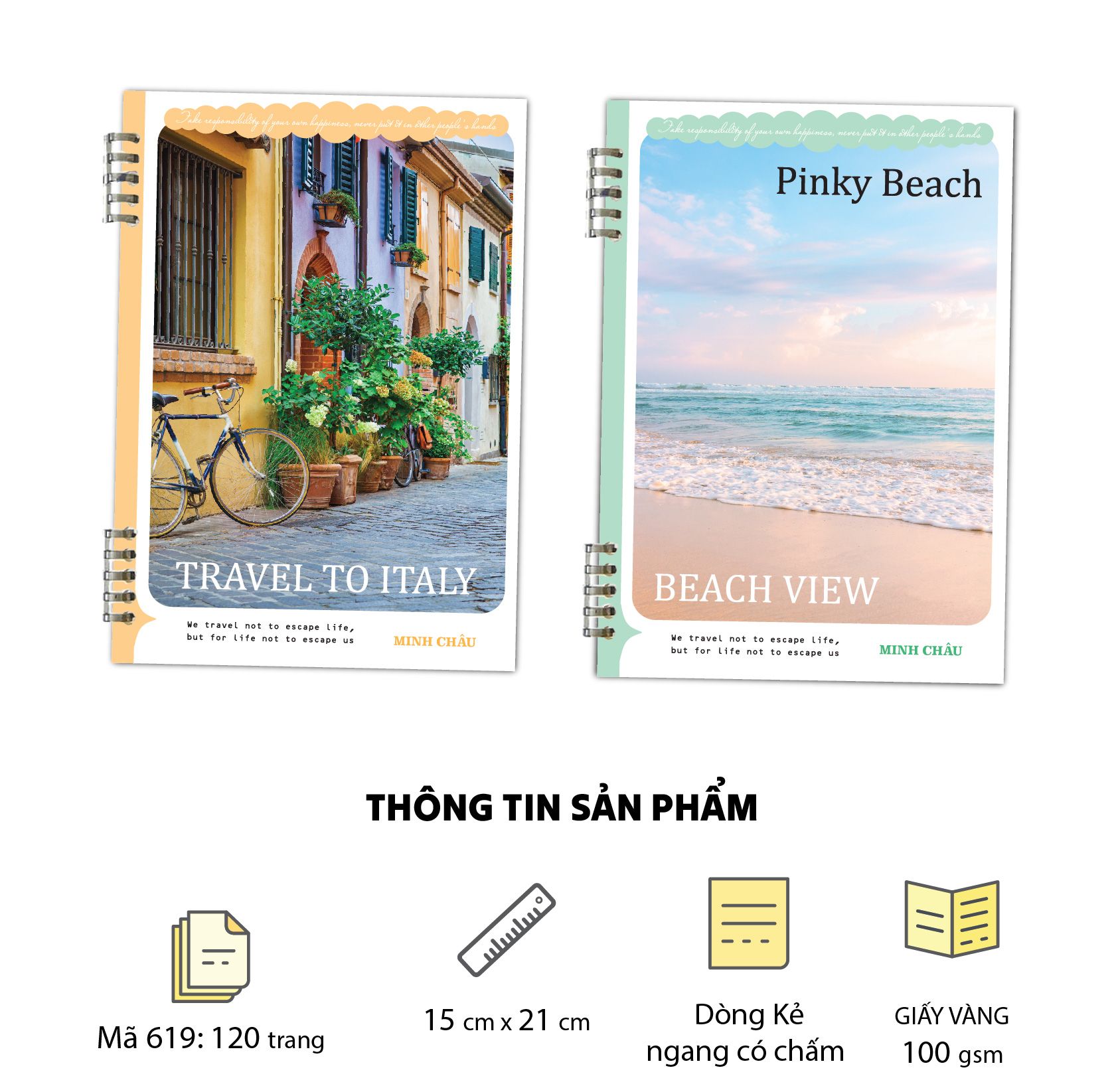 Sổ gáy còng A5 (Mã số: 619)