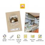 Vở kẻ ngang KT 17.5 x 25 (Bộ mẫu Cafe Shop)