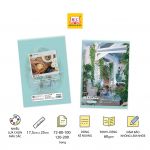 Vở kẻ ngang KT 17.5 x 25 (Bộ mẫu Cafe Shop)