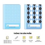 Sổ cao cấp bìa bồi,  may gáy  A4 (Bộ mẫu Kẻ - Mã số 5054-5055-5056)