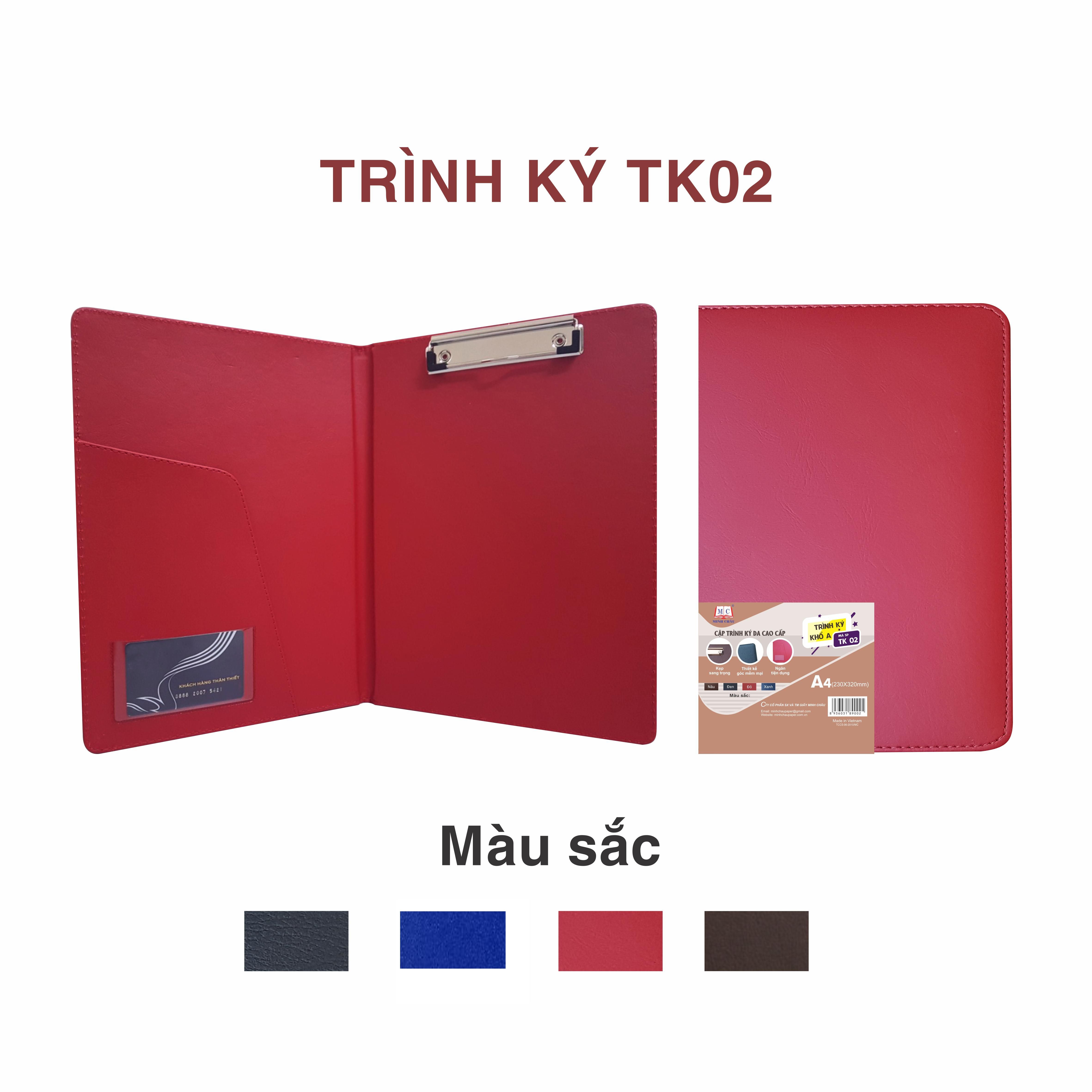 TRÌNH KÝ ĐÔI DA KHỔ A4 - 1 LÁ (Mã số TK02)