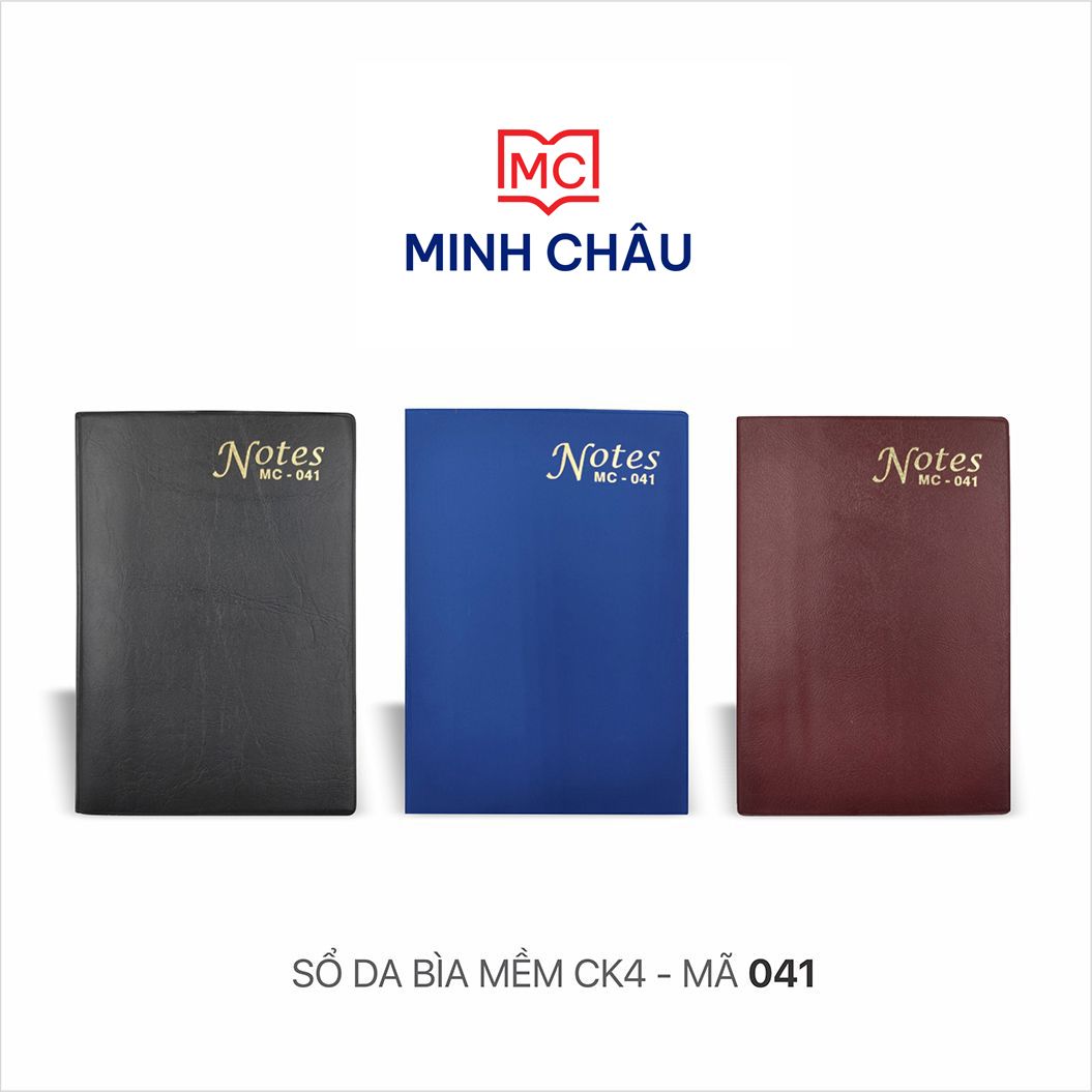 Sổ da bìa mềm CK4 (Mã 041)