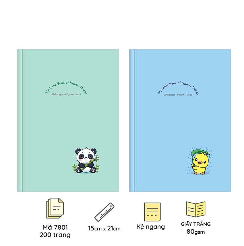 Sổ bia cứng A5 (Mã 7801)