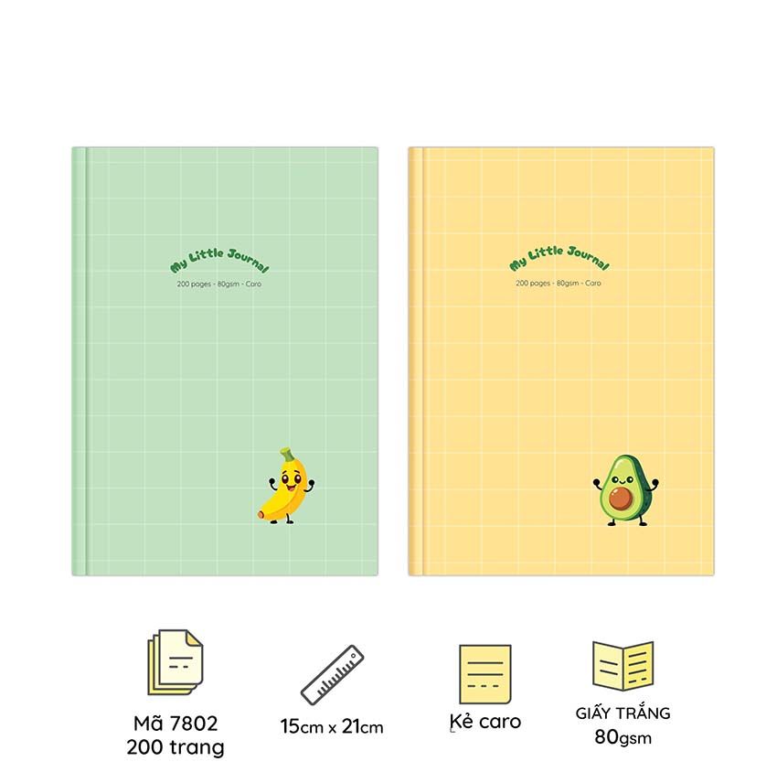 Sổ bìa cứng A5 (Mã 7802)