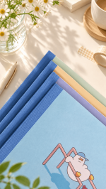 Vở kẻ ngang may dán gáy, 17.5 x 25cm, giấy vàng, ĐL 70gsm (Mã số: 271)