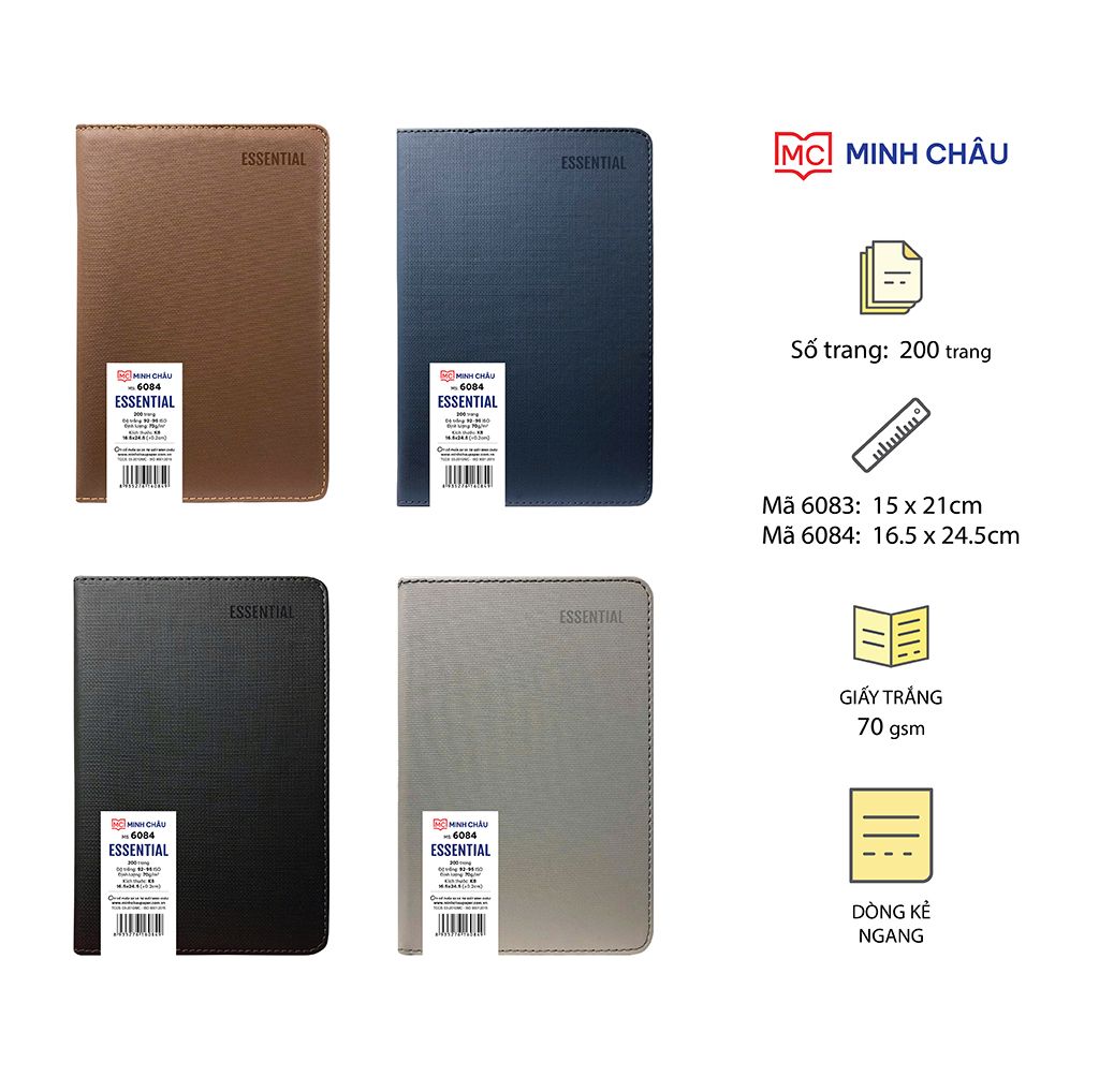 SỔ DA ESSENTIAL (Mã số 6083: K7; Mã số 6084: K8)